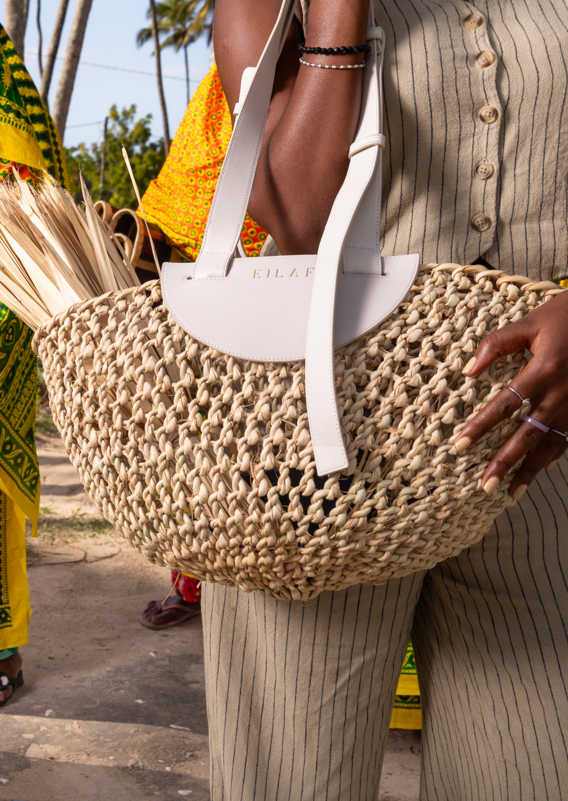 DOM Basket Large in Off-White