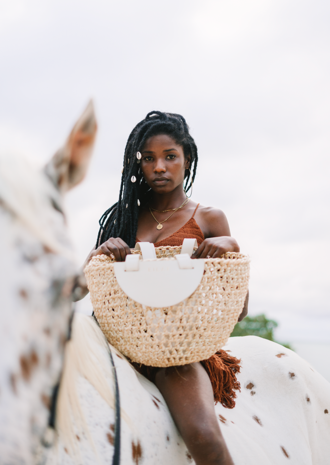 DOM Basket Large in Off-White