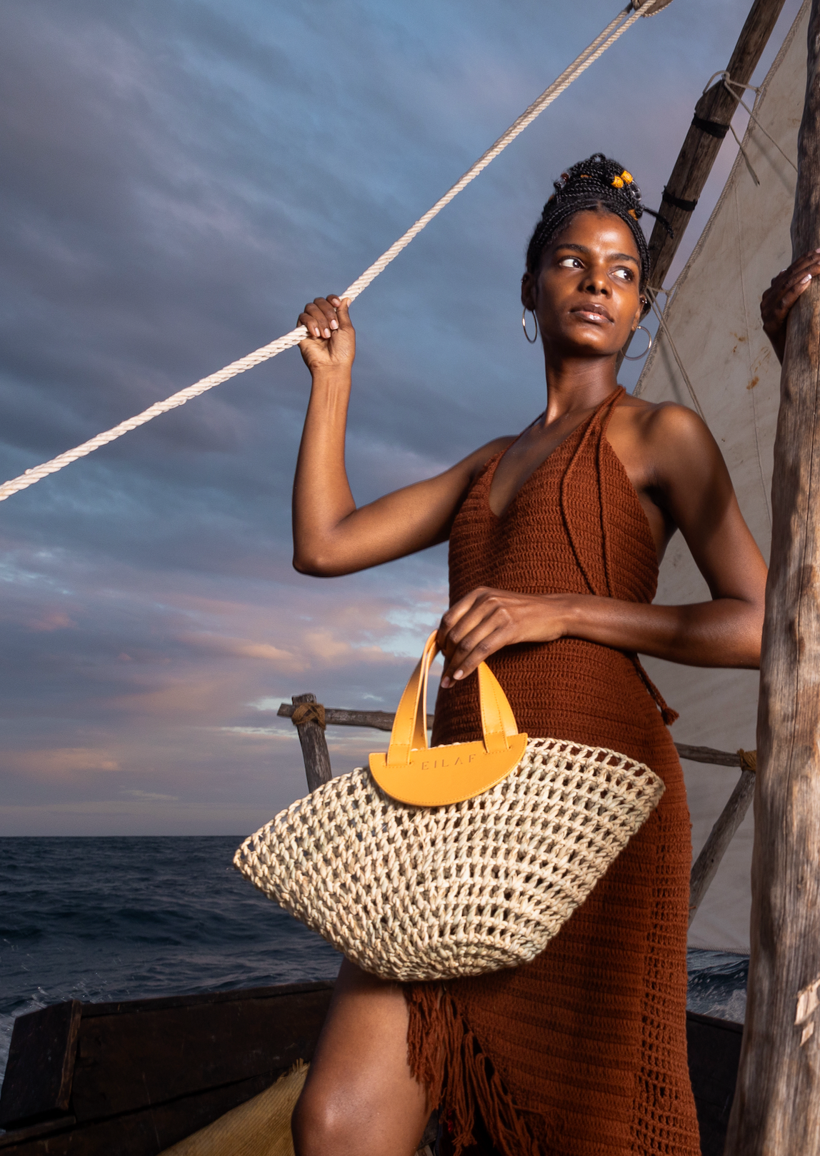 DOM Basket Mini in Maize Tan